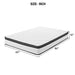 10" Hybrid Medium Firm Mattress With Memory Foam & Pocket Coils Daily Nest