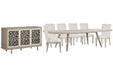 Lenox - Extendable Rectangular Dining Table Set Magnussen Furniture