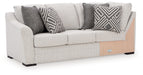 Koralynn - Laf Sofa with Corner Wedge - Stone Benchcraft®
