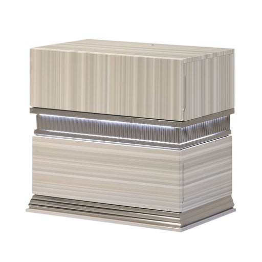Leonor - 2 Drawer Nightstand - Gray Matrix Furniture Group