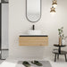 Wall Mounted Bathroom Vanity With Art Sink & 1 Soft Close Drawer Home Essentials