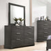 Lantha - Mirror - Gray Oak ACME