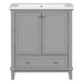 Modern Bathroom Vanity With Sink Combo, Multi Functional Cabinet With Doors And Drawer Hearth and Haven