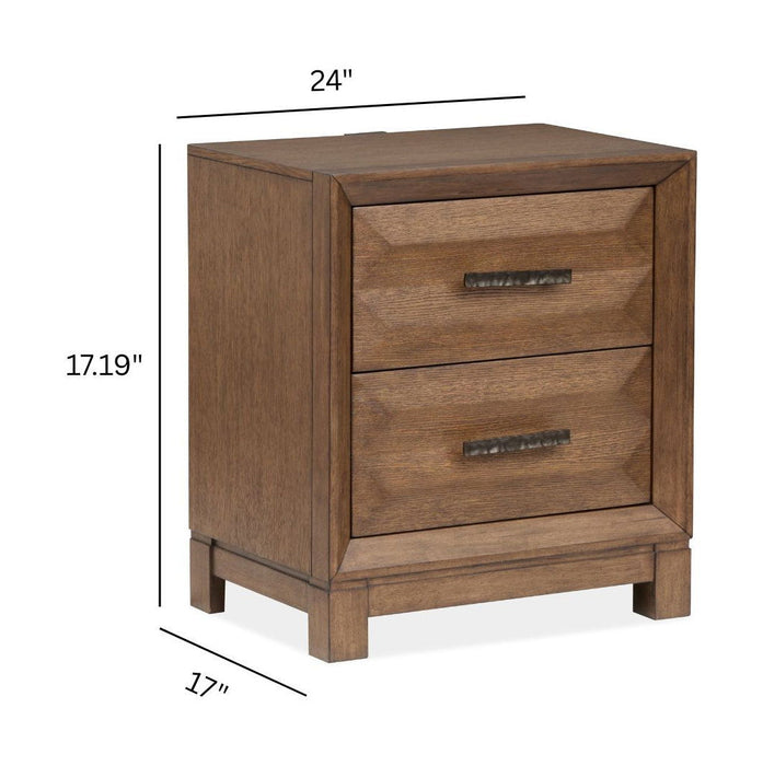 Callisto - Drawer Nightstand - Bourbon Brown Magnussen Furniture