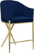Xavier - Counter Stool with Gold Legs Meridian Furniture