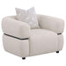 Ramsay - Round Arm Accent Chair - Beige Furniture Max