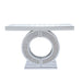 O - Shaped Console Table For Living Room - Silver Home Essentials