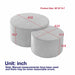 Modern Upholstered Round Coffee Table For Living Room (Set of 2) Home Essentials
