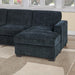 Sectional With RAF Chaise, Armless Loveseat & LAF 1 Arm Chair Home Essentials