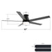 Flush Mount Ceiling Fan With Light Daily Nest