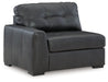 Brindley Pier - Laf Corner Chair - Fog Signature Design by Ashley®