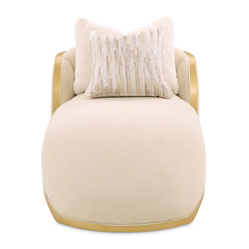 Scotts Square - Chairside Table - Light Champagne Michael Amini