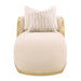 Scotts Square - Chairside Table - Light Champagne Michael Amini