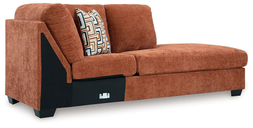 Aviemore - Raf Corner Chaise - Spice Signature Design by Ashley®