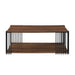 Vertex - Rectangular 3 Piece Occasional Set (1 Coffee & 2 End Tables) - Brown / Black New Classic