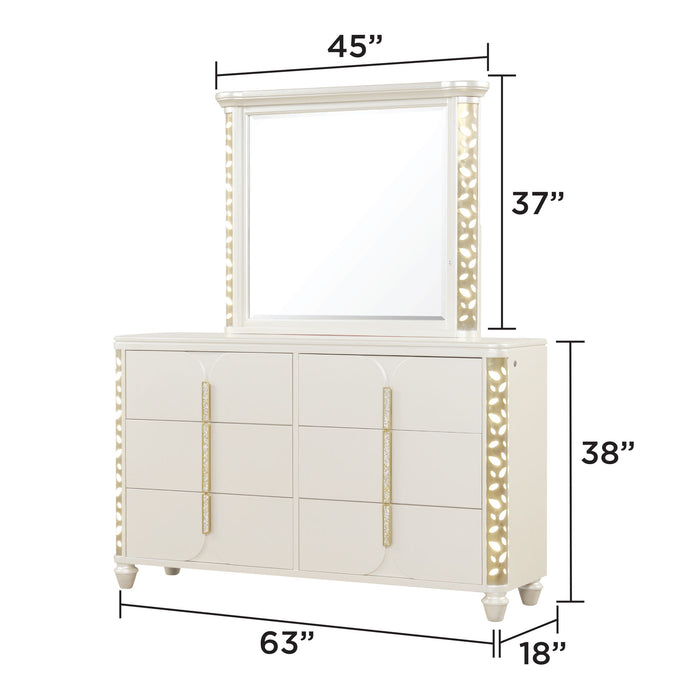 Cinderella - Bedroom Set With LED Matrix Furniture Group