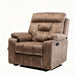 Electric Lift Chair With Heating And Massage, 180° Recline - Brown Home Essentials