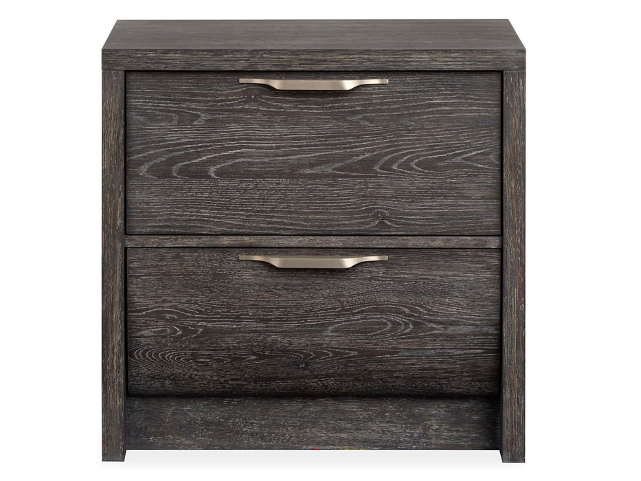Kinsley - Drawer Nightstand - Black Heron Magnussen Furniture