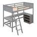 Loft Bed With Shelves With Desk DreamHaus