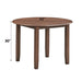 Ferris - Round Dining Table - Brown ACME