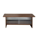 Rectangular Coffee Table With Sliding Door Storage Center Home Essentials