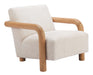 Subliem - Accent Chair - Cotton White Zuo Modern