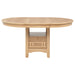 Davis - Extension Leaf Dining Table - Light Oak Furniture Max