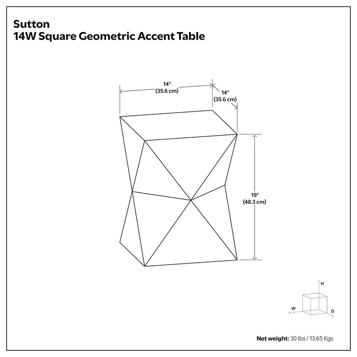 Sutton - Side Table - Natural Simpli-Home