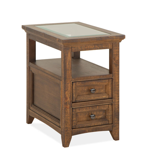 Bay Creek - Chairside End Table - Toasted Nutmeg Magnussen Furniture