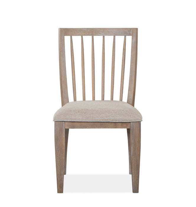 Ainsley - Dining Side Chair With Upholstered Seat (Set of 2) - Cerused Khaki Magnussen Furniture