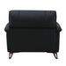 Eilene - Chair - Black Top Grain Leather ACME