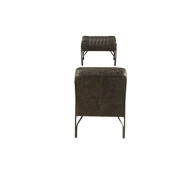 Sarahi - 2Pc Pk Chair & Ottoman ACME