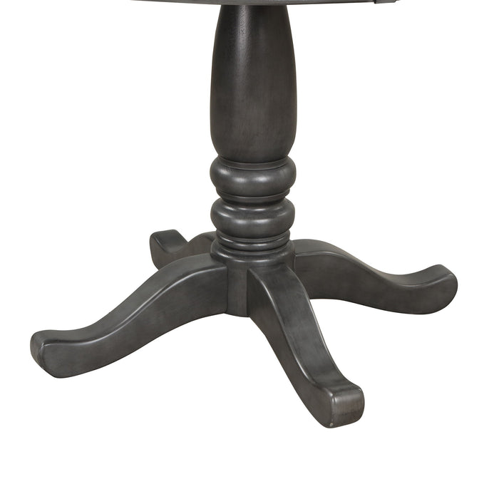 Dining Table - Gray - Faux Marble Hearth and Haven