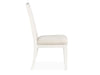 Willowbrook - Upholstered Side Chair With Wood Slat Back (Set of 2) - Egg Shell White Magnussen Furniture