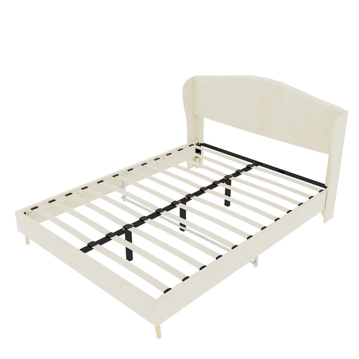 Upholstered Bed, Tufted Headboard, Comfortable Sleep Home Essentials