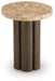 Darimore - Chair Side End Table - Burnished Brown Signature Design by Ashley®