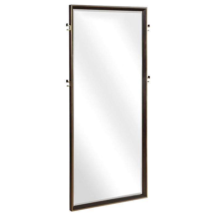 Prescott - Floor Mirror With Full Length Reflection - Brown Furniture Max
