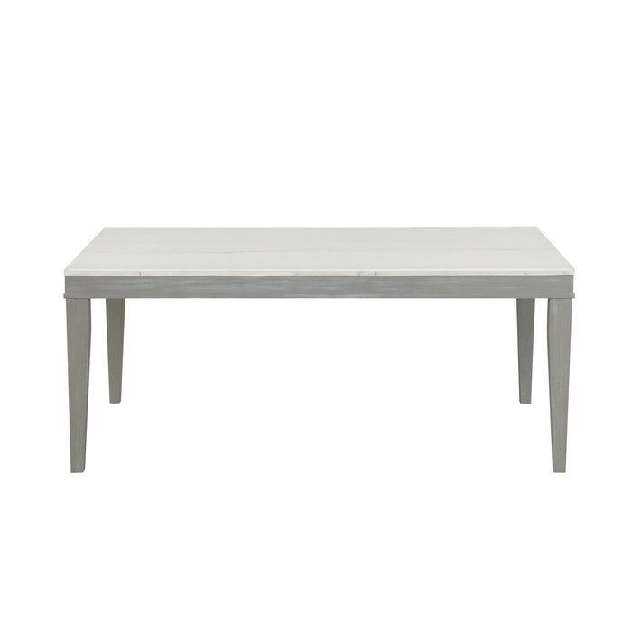 Essence - 70" Rectangle Dining Table With Marble Top New Classic
