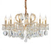 Michael Amini Lighting - Portola 14-Light Traditional Crystal Chandelier - Gold Michael Amini