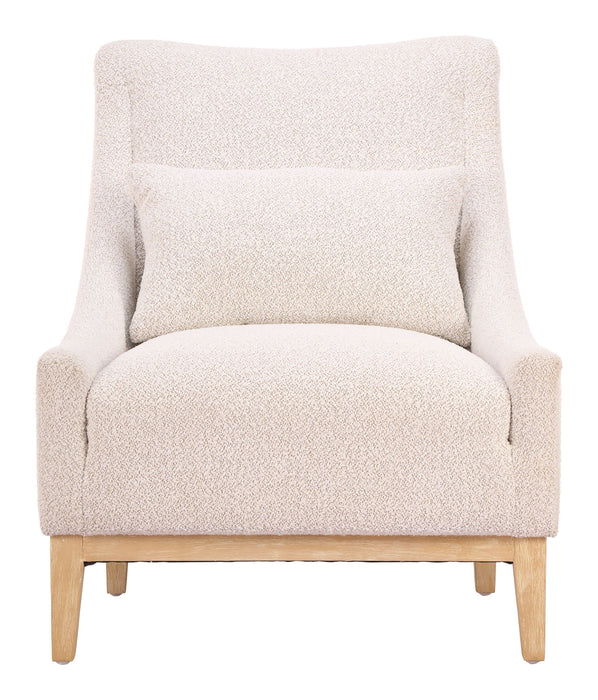 Velun - Accent Chair - White / Ivory Zuo Modern