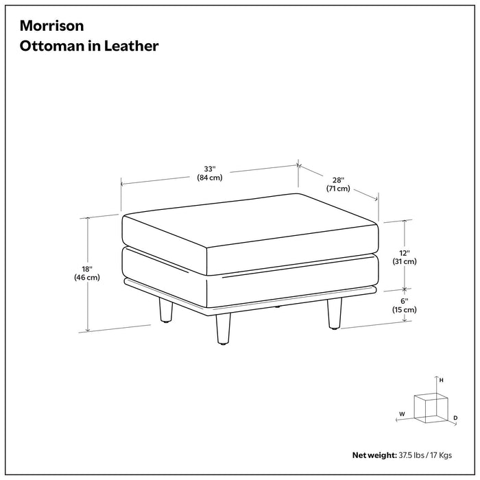 Morrison - Handcrafted Ottoman Simpli-Home