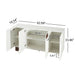 Sideboard Buffet Cabinet Wide Storage Unit With 4 Doors & Adjustable Shelves - White Noble House