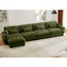 Super Comfort Oversized Modular Sectional Sofa With Movable Ottoman Home Essentials