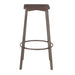 Clara - Industrial Square Barstool (Set of 2) - Espresso Lumi Source
