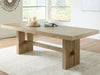 Lasinger - Rectangular Dining Room Extension Table - Light Brown Signature Design by Ashley®