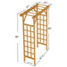 Wedding Arbor With Trellis Design Daily Nest