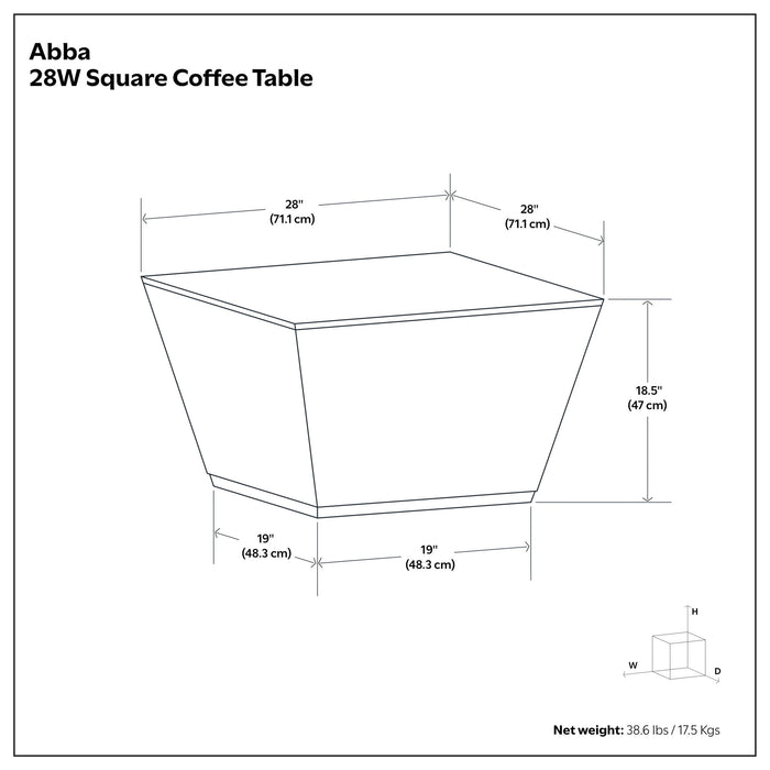Abba - Handcrafted Coffee Table Simpli-Home