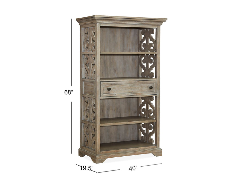 Tinley Park - Bookcase - Dove Tail Gray Magnussen Furniture