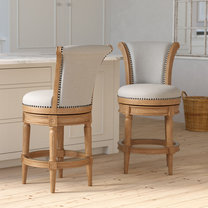 Swivel Barstool With High-Back Home Essentials