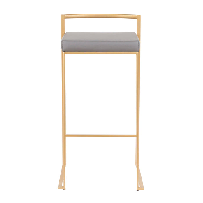 Fuji - Contemporary / Glam & Quality Construction Barstool Lumi Source